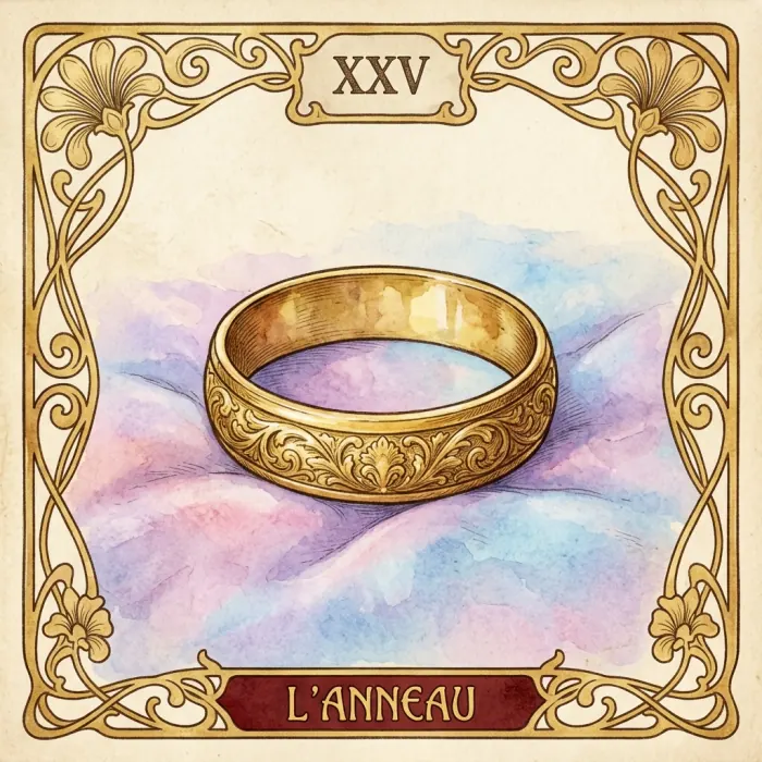 Carte du Petit Lenormand : L'Anneau