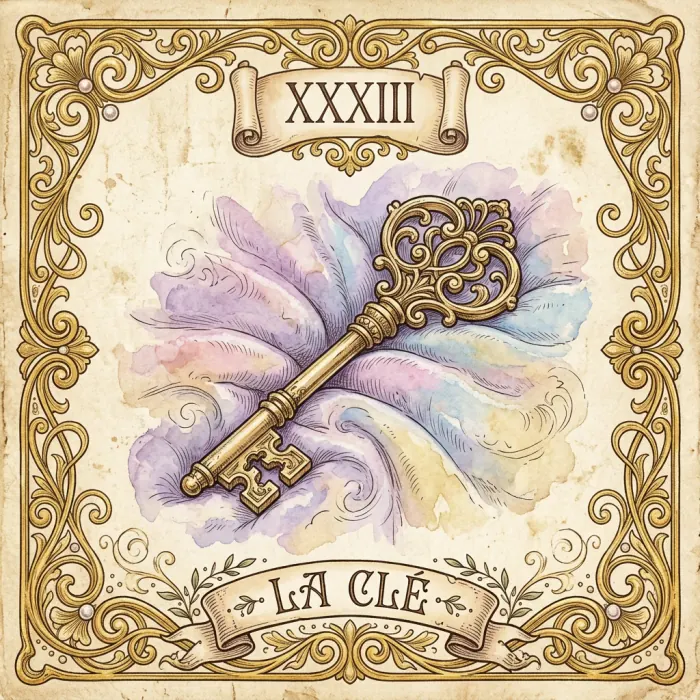 Carte du Petit Lenormand : La Clé